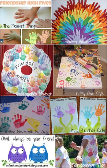 Friendship Week Handprint Crafts #friendshipday #handprintart Spring Art Projects For Kids, Friendship Week, Preschool Friendship, Friendship Crafts, Friendship Theme, Friendship Activities, Friendship Art, Spring Art Projects, Art Projects For Kids