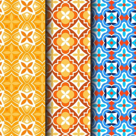 Ornamental arabic pattern collection | Free Vector #Freepik #freevector #arabic-pattern #arabic-ornament #pattern-collection #flat-pattern Goddess Branding, Arabic Pattern Design, Arabic Ornament, Desert Warrior, Warrior Goddess, Flat Pattern, Arabic Pattern, Turkish Design, Ornament Pattern