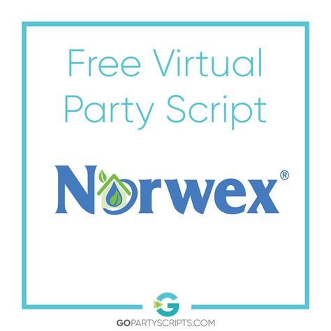 Your first Party Script is on the house. Find out how to host a killer Norwex virtual party using one of our done-for-you Virtual Party Script Packages. Simply copy and paste your way to sales. Check out your first themed Norwex Virtual Party Script - it's FREE! Norwex Party Images, Norwex Facebook Party Images, Norwex Vendor Display, Norwex Party Games, Norwex Christmas, Norwex Facebook Party, Webinar Invitation, Norwex Tips, Backyard Party Games