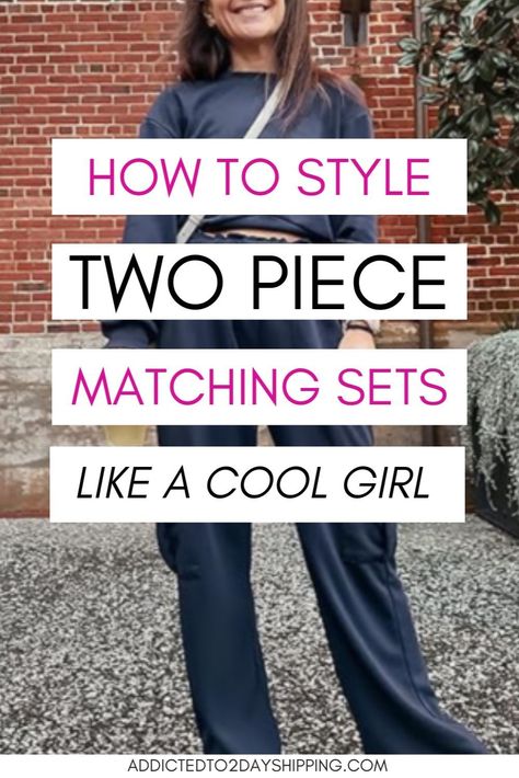 Matching Set Outfit Sweats: Stay cozy and stylish with our guide on matching set outfit sweats. Perfect your look with versatile and comfortable sets! Sweat Set Outfits Women, Matching Set Outfit Sweats, Set Outfit Two Pieces, Sweat Set Outfits, Matching Set Outfit, Two Pieces Set Outfits, Matching Sets Outfit, Set Outfits, Sweat Set