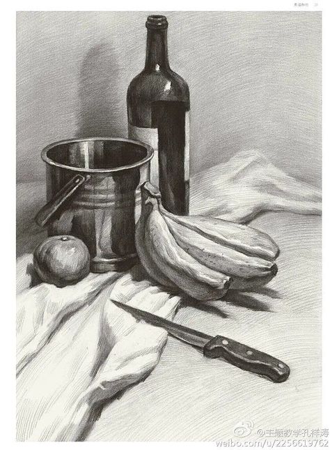 Still Life Drawing Pencil, Still Life Pencil Shading, Draw Sea Animals, Draw Sea, Still Life Sketch, Buddha Painting Canvas, Diy Canvas Art Easy, Still Life Pictures, Structural Drawing