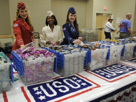 USO holds a Care Package Stuffing Party at the Penatgon Uso Party, Pinup Party, 1940s Party, Swap Meet, 80th Birthday Party, Military Ball, Media Specialist, Big Band, 1940s Fashion