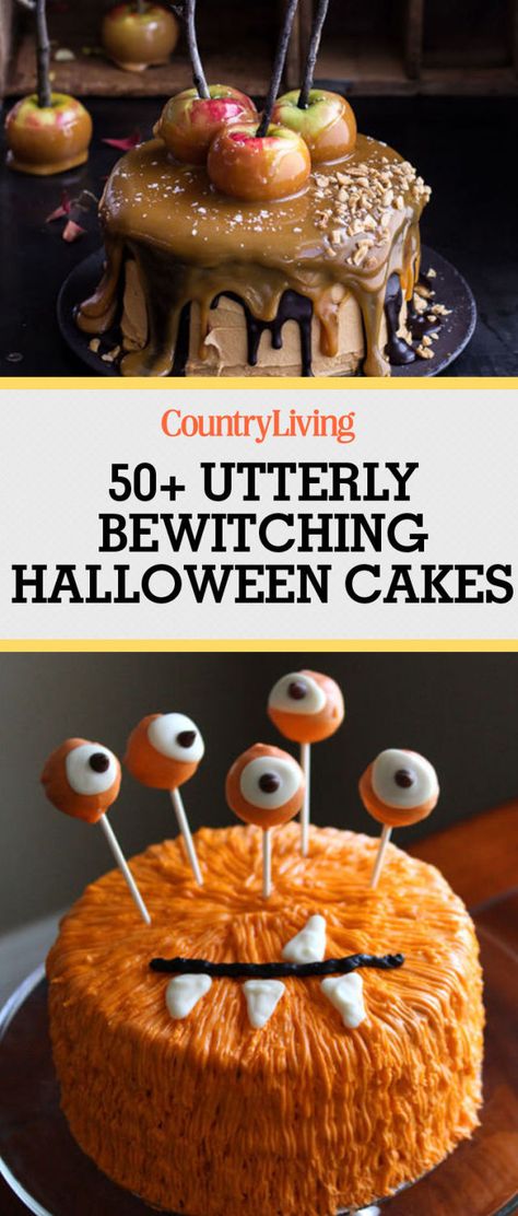 Ausnahmsweise nicht ganz einfach: aber cool! Festive Cake Recipes, Halloween Cakes Easy, Halloween Cake Recipes, Halloween Cake Ideas, Halloween Deserts, Halloween Cake Decorating, Recipes Halloween, Fall Dinner Party, Adult Birthday Cakes