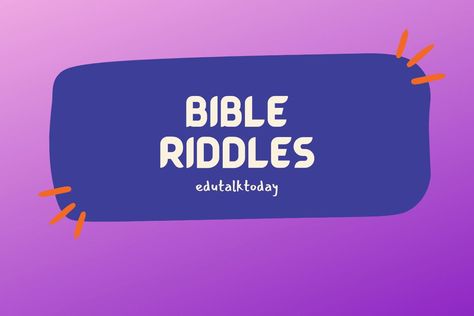 46 Bible Riddles Bible Riddles With Answers For Adults, Bible Riddles With Answers Jw, Bible Riddles With Answers, Bible Class Games, Family Trivia Questions, Animal Riddles, Pop Culture Trivia, 50s Music, Biblical Stories