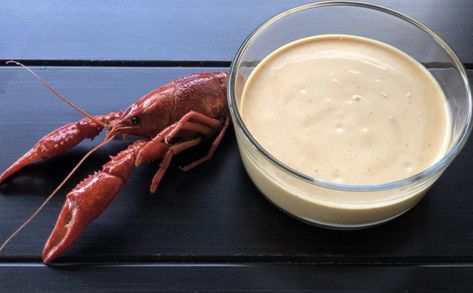 Mama Jens Crawfish dipping sauce will perfectly jazz up your crawfish. Pairs perfectly with crawfish boiled in Slap Ya Mamas Seafood Boil! #crawfish #crawfishdip #crawfishboil #slapyamama Crawfish Dipping Sauce Recipes, Crawfish Boil Sides, Crawfish Dipping Sauce, Crawfish Sauce, Cajun Cooking Recipes, Boiled Seafood, Crawfish Dip, Seafood Dipping Sauce, Slap Ya Mama