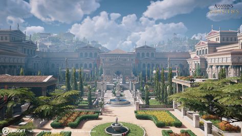 Ancient Greece City, Greece City, Assassin's Creed Origins, Europa Park, Assassins Creed Origins, Rome City, Between Two Worlds, The Theater, Fantasy City