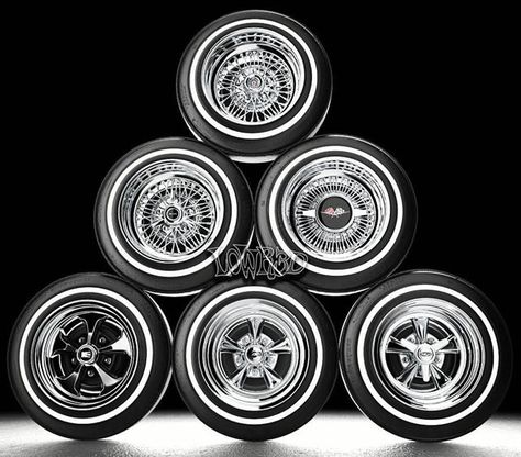 Lowrider Wheels, Lowrider Rims, Deep Dish Rims, Truck Rims And Tires Chevrolet, Lowrider Hopping, Lowrider Steering Wheel, Custom Wheels Cars, Custom Classic Cars, Wire Wheels