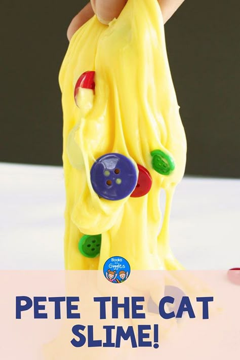 Jellyfish Activities, Pete The Cat Buttons, Pete The Cat Art, Slime Kids, Character Education Activities, Fun Slime, Activity For Preschool, Play Activity, Slime For Kids