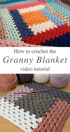 Crochet Granny Blanket, Granny Blanket, Granny Pattern, Poncho Crochet, Pattern Blanket, Crochet Throw Blanket, Crochet Quilt, Crochet Afghans, Crochet Square Patterns