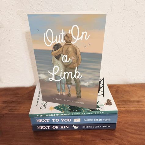 Books by Hannah Bonam-Young Out On a Limb, Set the Record Straight, Next to You, & Next of Kin book stack Next Of Kin, Emotionally Unstable, Out On A Limb, Yellow Paper, Best Books To Read, Book Lists, Romance Books, Xmas Gifts, Assessment