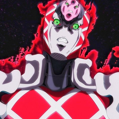 Jjba King Crimson, Emperor Crimson Jojo, Diavolo Pfp Jojo, King Crimson Wallpaper, King Crimson Jojo, Diavolo Jojo, 21st Century Schizoid Man, Crimson King, Jojo's Bizarre Adventure Stands