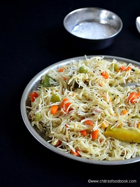 Vermicelli upma recipe Sevai Recipe, Semiya Upma, Healthy Indian Breakfast, Vermicelli Recipes, South Indian Breakfast Recipes, Breakfast Dinner Recipes, Upma Recipe, South Indian Breakfast, Night Dinner Recipes