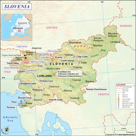 Map Of Slovenia, Imaginary Maps, Julian Alps, Lake Bled, Unique Hotels, Country Maps, Scenic Beauty, Central Europe, Historical Maps