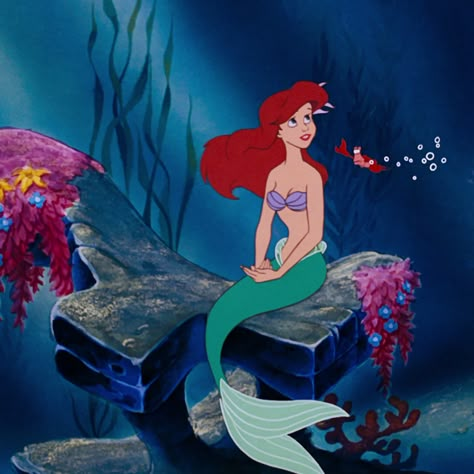 Disney Mermaid, Headbands For Short Hair, Aesthetic Snow, Poor Unfortunate Souls, Part Of Your World, Morning Cartoon, Disney Princess Ariel, Mermaid Disney, Disney Songs