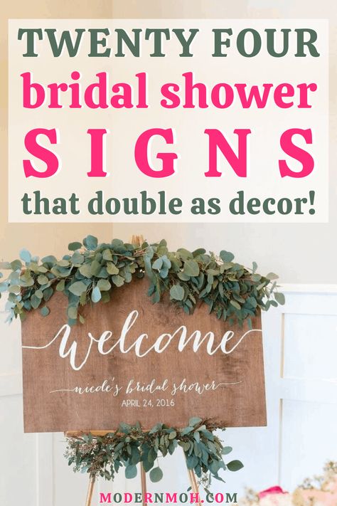 Brunch Shower Ideas, Diy Bridal Shower Decorations, Maid Of Honor Responsibilities, Thoughtful Bridal Shower Gifts, Centerpieces Greenery, Wedding Decor Themes, Wedding Shower Signs, Bridal Shower Decorations Diy, Bridal Shower Gifts For Bride