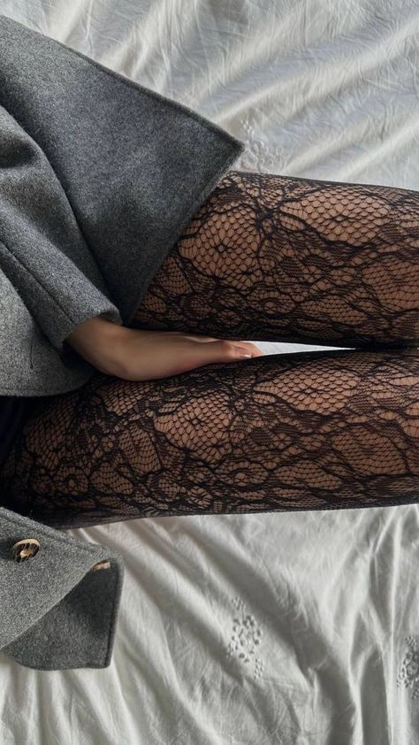 Emma Ross, Paris Mode, Lace Tights, Brand Logos, Tights Outfit, Mode Inspo, Email List, Fashion Killa, Look Fashion