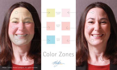 Using Color Zones In Portraits - Alvalyn Creative Color Theory Art, Acrylic Portrait Painting, Skin Paint, Face Anatomy, Tone Face, Reflected Light, Digital Painting Techniques, Colors For Skin Tone, Digital Portrait Art