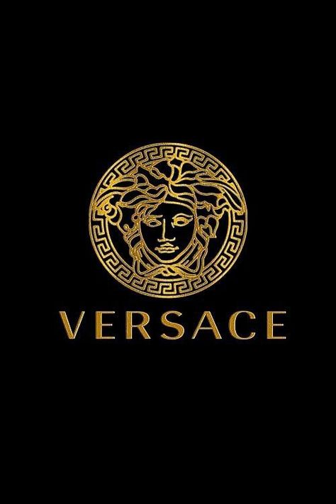 Versace Aesthetic Logo, Versace Logo Design Gold, Versace Logo Art, Versace Wallpaper Aesthetic, Versace Wallpaper Iphone, Versace Logo Wallpapers, Versace Background, Versace Logo Design, Versace Aesthetic