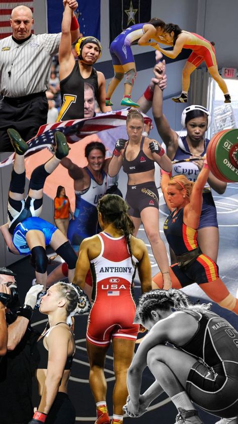 Wrestling Diet, Track Hurdles, Wrestling Aesthetic, Run Training, Women Athletes, Portraits Of Women, Trening Sztuk Walki, Wrestling Team, Shot Put