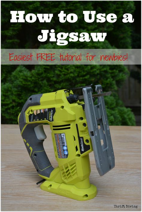 Jigsaw Projects, Woodworking Jigsaw, Woodworking Organization, Best Jigsaw, Woodworking For Beginners, Tool Tips, Wood Projects For Beginners, Woodworking Business, Jig Saw