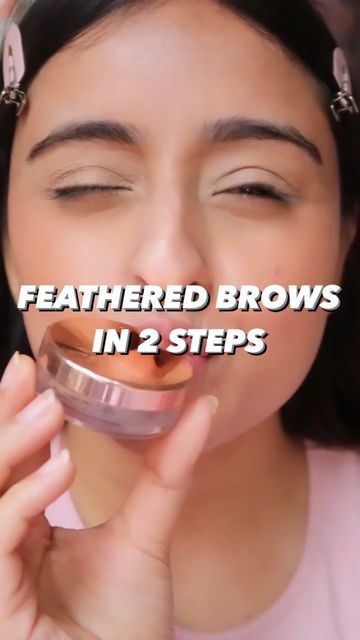 Anastasia Beverly Hills on Instagram: "We're here for @vitastabhat's (she/her) 2-step feathered brow routine 😍👇🏾 1. Use Brow Freeze to shape and sculpt brow hairs to desired look 2. Fill in sparse areas with hair-like strokes using Brow Wiz #AnastasiaBeverlyHills" Anastasia Brow Freeze, Feathered Brows, Brow Freeze, Brow Routine, Feather Brows, Full Eyebrows, Anastasia Brow, Brow Wax, Brow Shaping