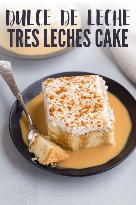 Caramel Tres Leches Cake Recipe, Valencia Cake Puerto Rican Recipe, Flavored Tres Leches Cake, Tres Leches Flavors, Caramel Tres Leches Cake, Tres Leches Cake Recipe Authentic, Best Tres Leches Cake, Tres Leches Recipe, Latin Desserts