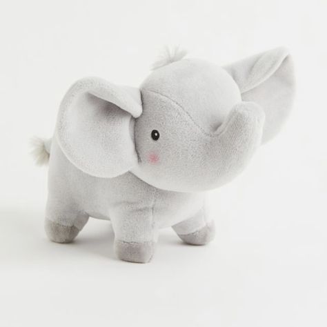 H&M Fox Home, Orange Fox, Grey Elephant, Kids Room Art, Softies, Light Beige, Art Room, Soft Toy, Fashion Company