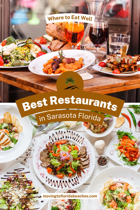 The Best Restaurants in Sarasota Florida Lunch Idea, Moving To Florida, Florida Living, Sarasota Florida, Flo Rida, Sarasota Fl, Best Seasons, Florida Vacation, Great Food