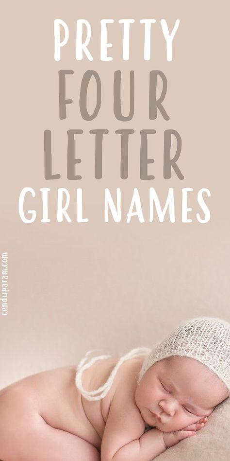 sleeping newborn girl with knit hat and title pretty three let 4 Letter Girl Names, Simple Girl Names, Short Girl Names, Modern Girl Names, Southern Baby Girl Names, Short Baby Girl Names, Sweet Baby Girl Names, Sweet Girl Names