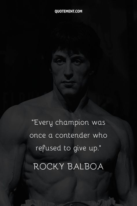 The most inspiring Hollywood story ever is told in Rocky. Let these Rocky quotes motivate you to fight and push yourself against all odds to reach success! Rocky Quotes Motivation, Rocky Motivation, Sylvester Stallone Quotes, Rocky Quotes, Rocky Balboa Quotes, Dope Wallpaper, Motivation Movies, Dope Wallpaper Iphone, Hollywood Story