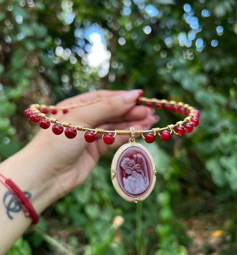 🌜musings by remy 🌛 | 🤍 Victorian Inspired Choker 🤍 Adorned with gold wire accents & deep red beads. Now available on our Etsy! ✨click link in bio ✨ Free… | Instagram Wire Choker, Red Beads, Free Instagram, Red Bead, Gold Wire, Sales Tax, Deep Red, Jewelry Ideas, Statement Jewelry