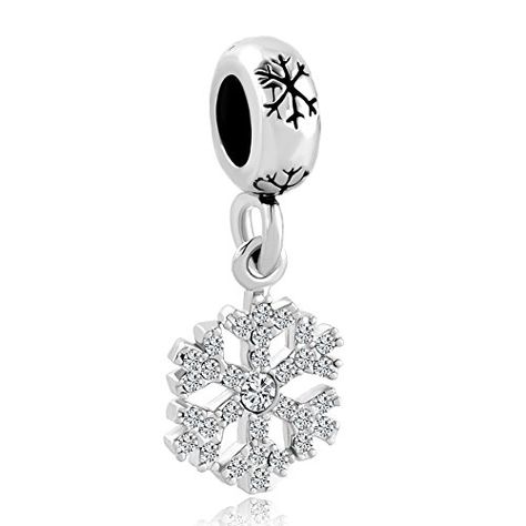 Pugster Cheap Snowflake Charm Clear Birthstone Crystal Dangle Bead Sale fit Pandora Bracelet Fit Pandora Charms http://www.amazon.co.uk/dp/B00FGOE5V0/ref=cm_sw_r_pi_dp_WzIpwb12XEVR4 Pandora Christmas Charms, Pandora Christmas, Frozen Snowflake, Lucky Charm Bracelet, Crystal Snowflakes, Charms Bracelets, Fitness Bracelet, Christmas Charms, Bead Charm Bracelet