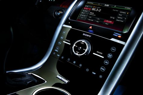 Ford Edge Interior, Ford Edge Accessories, Ford Edge Sport, Analog Signal, Face Plate, Best Luxury Cars, Ford Edge, Car Photography, Car Radio