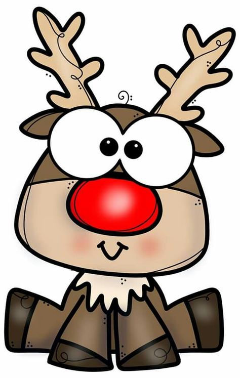 Christmas Drawings Easy For Kids, Christmas Cartoon Drawings, December Clipart, Cute Christmas Clipart, Reindeer Clipart, Christmas Clip Art, Christmas Doodles, Christmas Rock, Navidad Diy