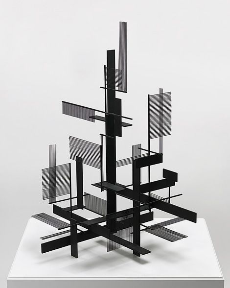 Construction No.7, 1954, by Sidney Gordin Interaktives Design, Theo Van Doesburg, Concept Models Architecture, 타이포그래피 포스터 디자인, Arch Model, Soyut Sanat Tabloları, 3d Modelle, 3d Studio, Sculpture Metal