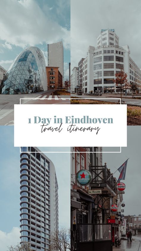 How to Spend 1 day in Eindhoven: best things to do 4 Days In Paris, Inspiration Instagram, Places In Spain, 1 Day, Eindhoven, Instagrammable Places, Ways To Travel, Futuristic Design, Europe Travel Guide