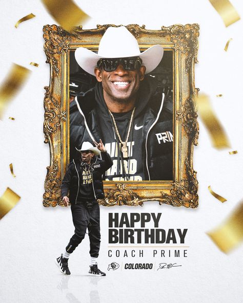 Happy Birthday to the best... - Colorado Buffaloes Football Sko Buffs, Happy Birthday Coach, Colorado Buffaloes Football, Colorado Buffaloes, University Of Colorado, Buffalo, Colorado, High School, Happy Birthday