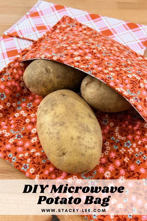 Potato Bags, Microwave Potato Bag, Baked Potato Microwave, Microwave Potato, Crispy Baked Potatoes, Perfect Baked Potato, Microwave Baking, Making Baked Potatoes, Potatoes In Microwave