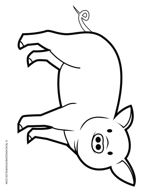 Pig Printable.pdf - Google Drive Pig Printable Farm Animals, Build A Pig Printable, Pig Printables Free, Pig Template Free Printable, Muddy Pig Craft, Pig Template, Pig Printable, Muddy Pigs, Fall Crops