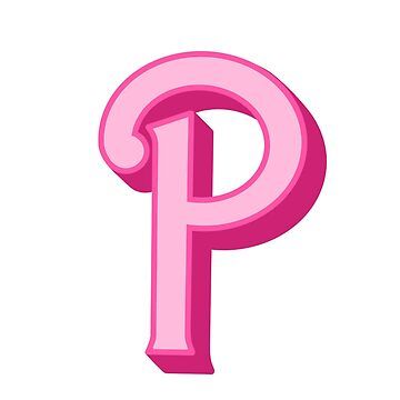 "Barbie Initial P" Sticker for Sale by Hannah Cohen | Redbubble Letter A Aesthetic Pink, P Aesthetic Letter, Letter P Aesthetic, Barbie Letters, Sticker Drawing, Initial P, The Letter P, Barbie Images, Bubble Stickers