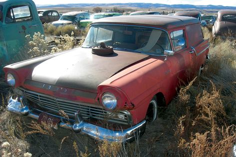 7311S Project Cars For Sale, Junkyard Cars, Trip To Colorado, Wrecking Yards, Sedan Delivery, Road Trip To Colorado, Car Barn, Ford Courier, Junk Yard