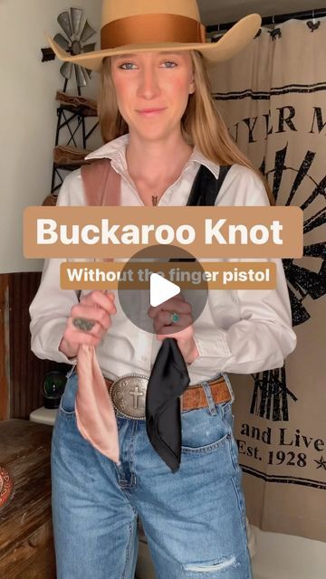 5,119 likes, 42 comments - wranglin.m on February 20, 2023: "How to- Buckaroo Knot but different For those of you who struggle to figure out the other way this might be a little easier! Let me kno..." Buckaroo Knot, Let Me Know, Knot, Let Me, Let It Be, Beauty