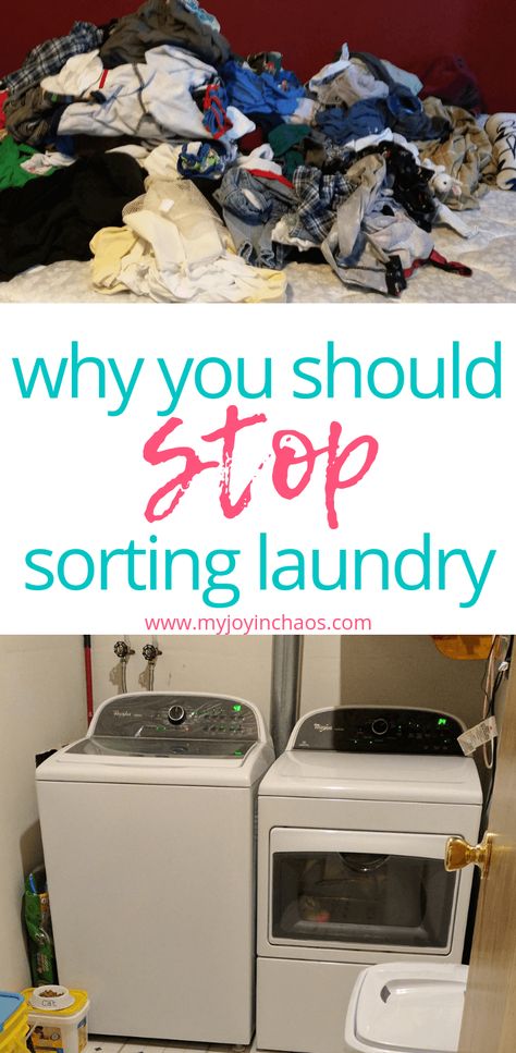 Is sorting laundry necessary? Not in our family! We discovered how to do laundry in a much easier way, how to wash our colors, darks, and lights together, and how to prevent stains and colors bleeding. Find out how to save time in the laundry room! Sorting Laundry, Utility Room Organization, Laundry Sorting, My Joy, Doing Laundry, Laundry Hacks, Grandmas House, Wellness Fitness, Working With Children