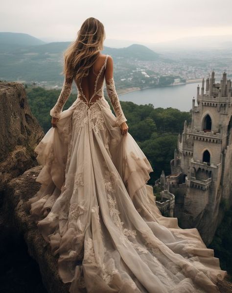 Whimsical Photoshoot, Fairytale Photoshoot, Ancient Castle, Pretty Wedding Dresses, Dream Wedding Ideas Dresses, Cute Wedding Ideas, Frozen In Time, Whimsical Wedding, Ideal Wedding