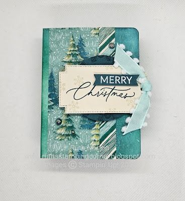 Ruth's Stamping Corner: Book Treat Box With Hidden Gift Card Holder-VIDEO Stampin Up Book Box Treat Holder, Su Book Treat Boxes, Christmas Candies, Book Boxes, Create Christmas Cards, Heat Embossing, Kids Literacy, Ink Blending, Treat Holders