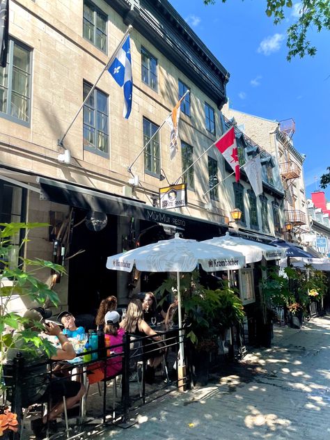 quebec city aesthetic, canada, pretty cafe aesthetic, outdoor resturant, patio eating, aesthetic resturant Quebec City Aesthetic Summer, Quebec City Aesthetic, Quebec Aesthetic, Montreal Canada Aesthetic Summer, Quebec City Fall, Quebec City Summer, Quebec Summer, Aesthetic Canada, Eating Aesthetic