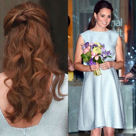 kate middleton half up half down hair - Google Search Half Up Curly Hair, Unbreakable Vow, Half Up Curls, Düşes Kate, Wedding October, Kate Middleton Hair, Hair Half Up Half Down, Hair Half Up, Prince Williams