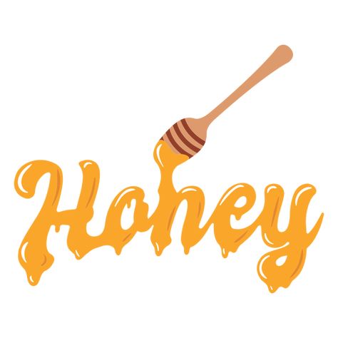 Dripping honey lettering PNG Design Dripping Logo Design, Honey Business, Honey Dripping, Honey Logo, Chocolate Logo, Honey Drops, Lemon Lemonade, Board Game Design, Background Designs