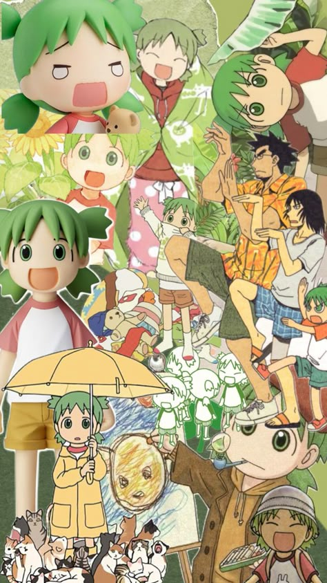 Yotsuba Koiwai Wallpaper, Yotsuba Wallpaper, Yotsuba Koiwai, Yotsuba Manga, Azumanga Daioh, Otaku Room, Cute Headers, Iphone App Design, Wallpapers Iphone