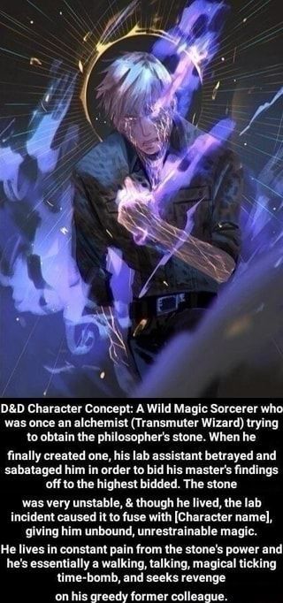 Dnd Sorcerer Magic Items, Chronomancer Dnd, Abberant Mind Sorcerer Dnd, Aberrant Mind Sorcerer Dnd, D N D Characters, Game Hooks Dnd, Cool Dnd Character Ideas, Character Ideas Dnd, Dnd Wild Magic Sorcerer